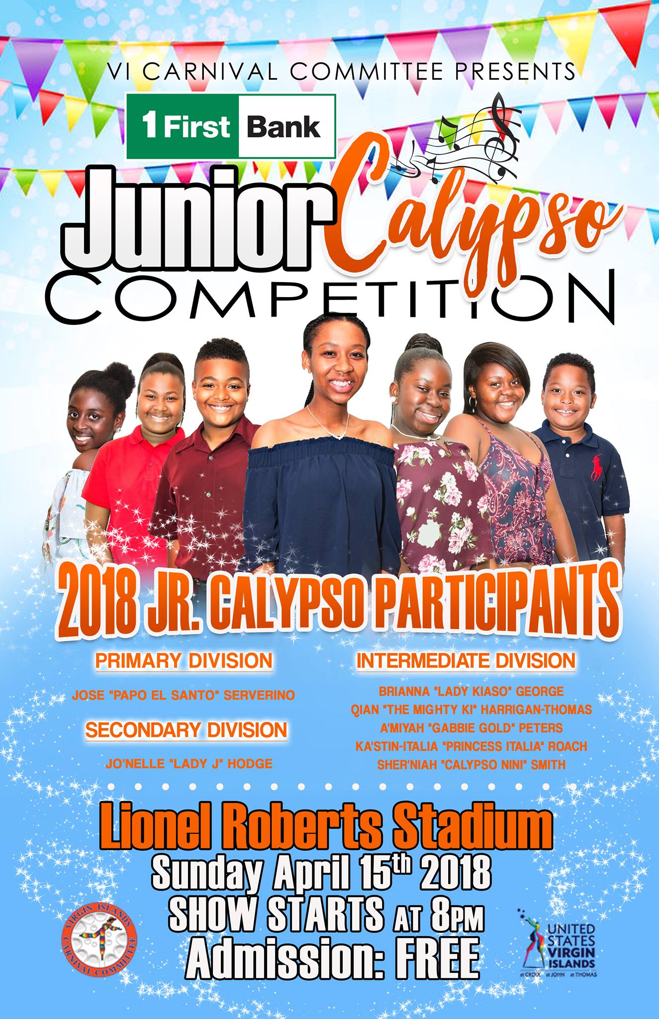 First Bank Junior Calypso 2018