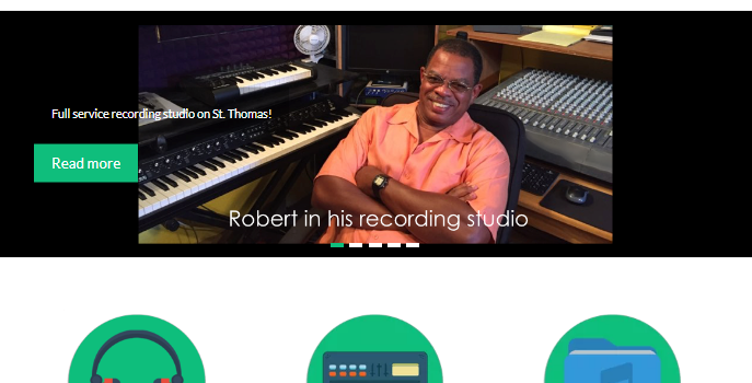 Local music producer and performer Robert Leonard launches new and improved website